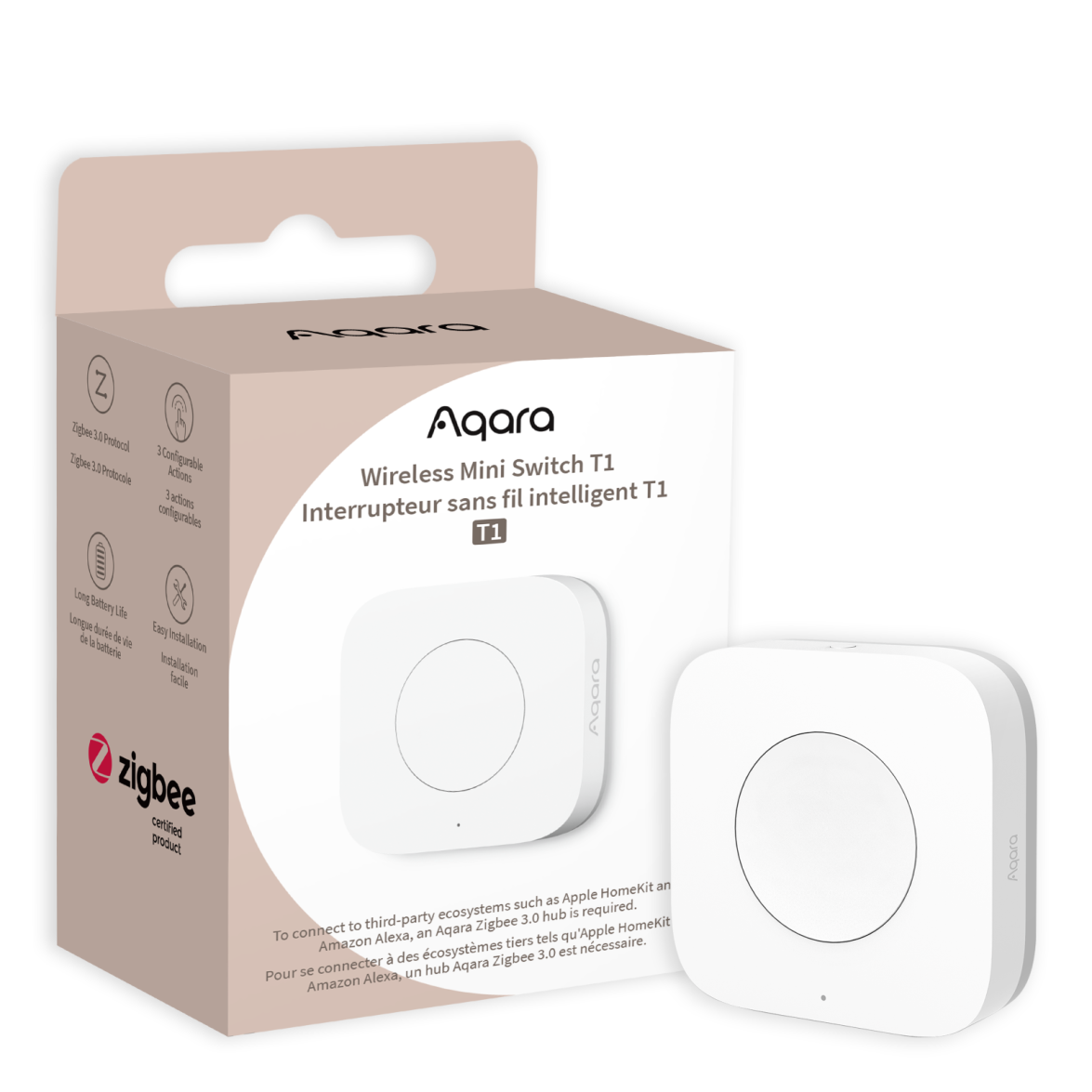 Nút bấm không dây Aqara Mini switch T1