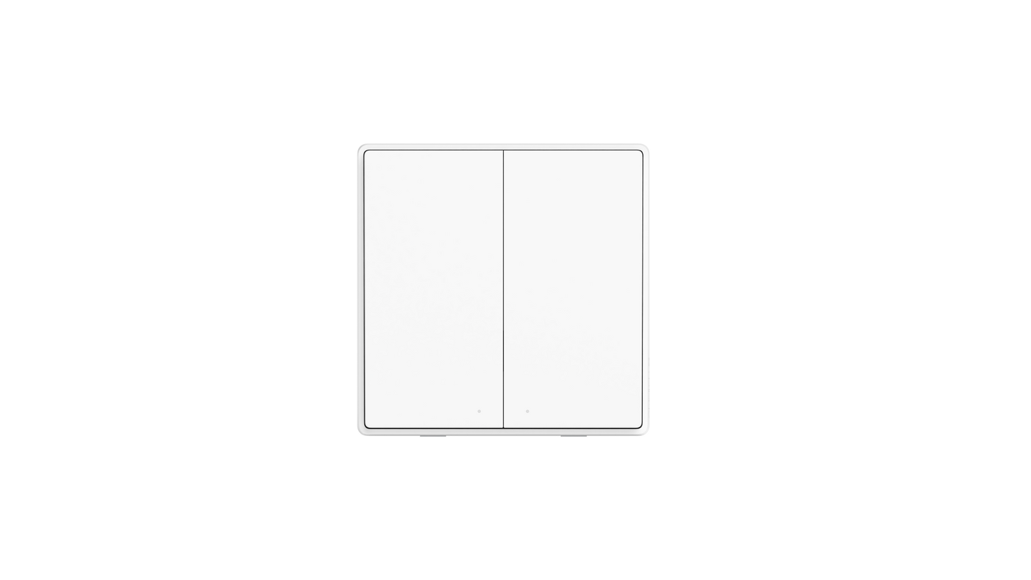 Công tắc âm tường thông minh Aqara D1 Zigbee (2 phím, có Neutral, màu trắng)
