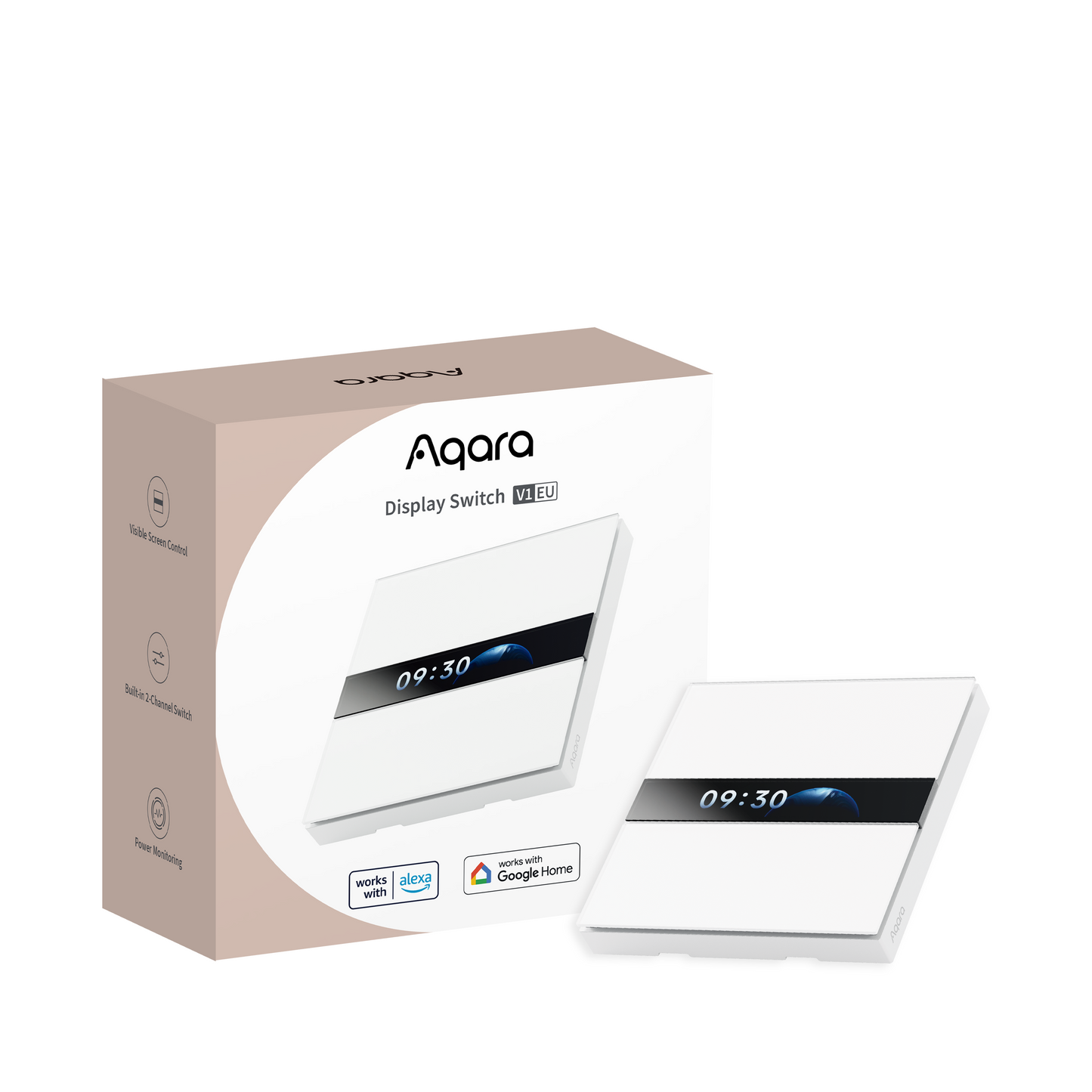 Công tắc vuông có màn hình Aqara Display V1