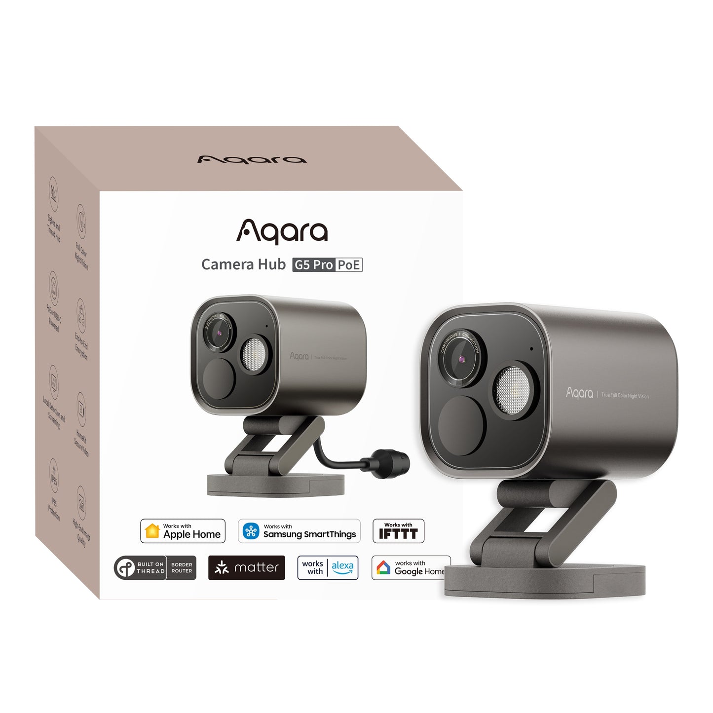 Camera ngoài trời thông minh Aqara G5 Pro (PoE)