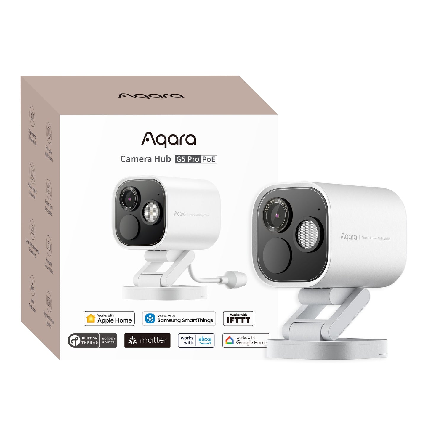 Camera ngoài trời thông minh Aqara G5 Pro (PoE)